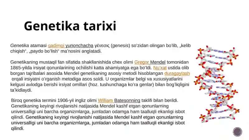 tibbiy bialogiya fanidan mustaqil ish 2