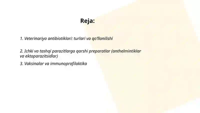 Veterinariya antibiotiklari 2