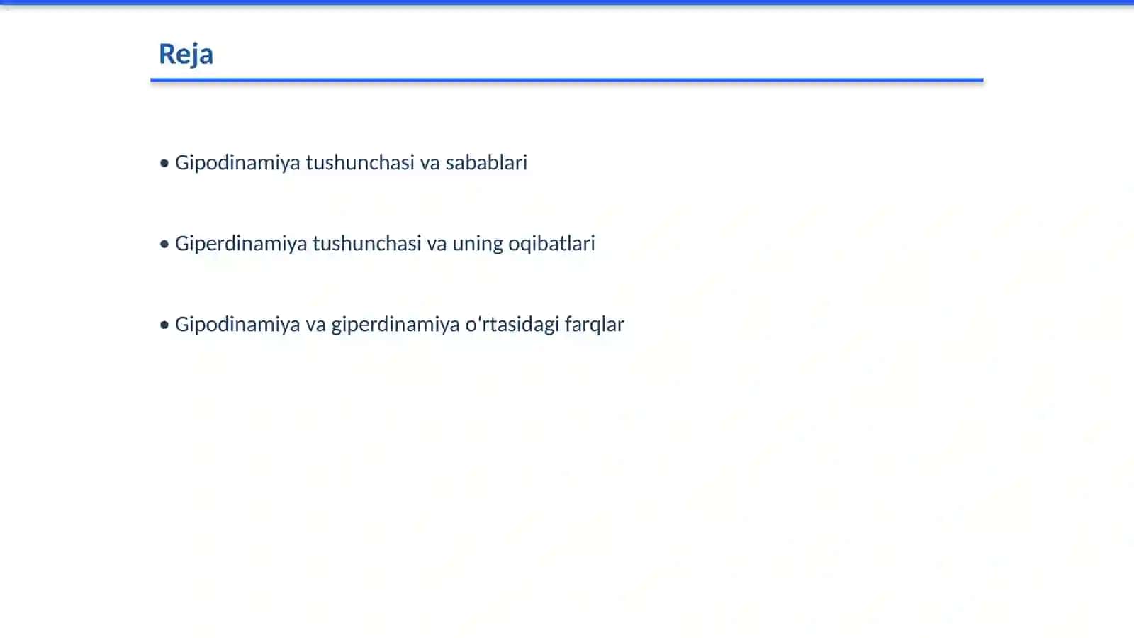 Gipodinamiya va giperdinamiya muammolari 2
