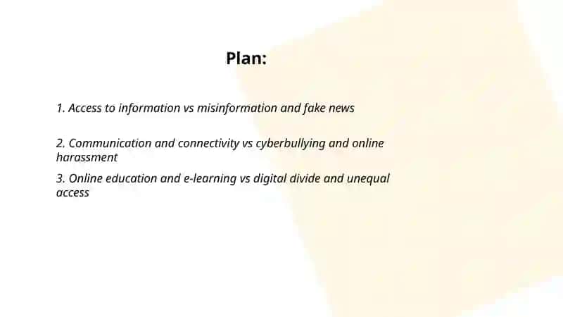 Good and bad sides of the internet 2