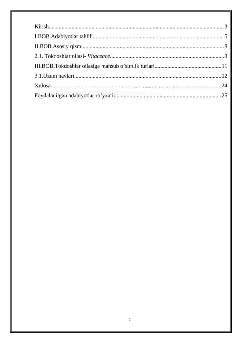 TOKNAMOLAR QABILASI 2
