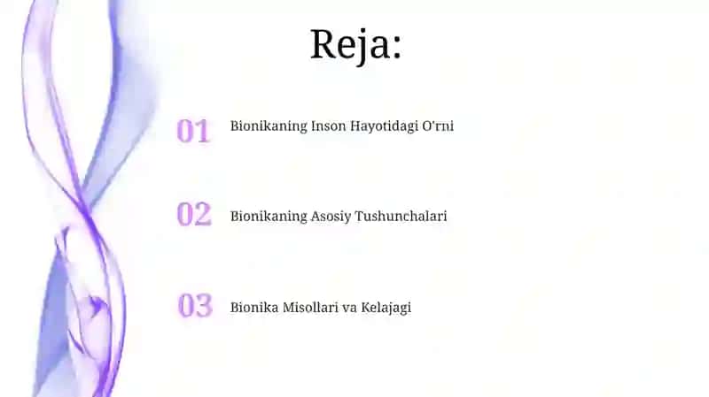 Bionikaning Inson Hayotidagi O'rni 2