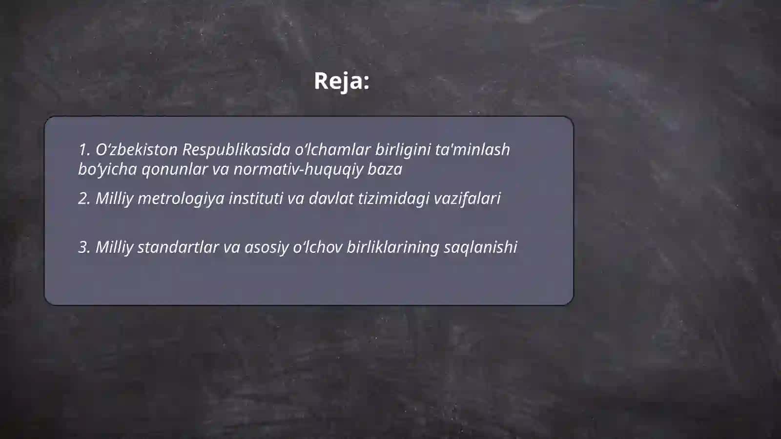 Oʻlchamlar birligini ta'minlash davlat tizimi 2