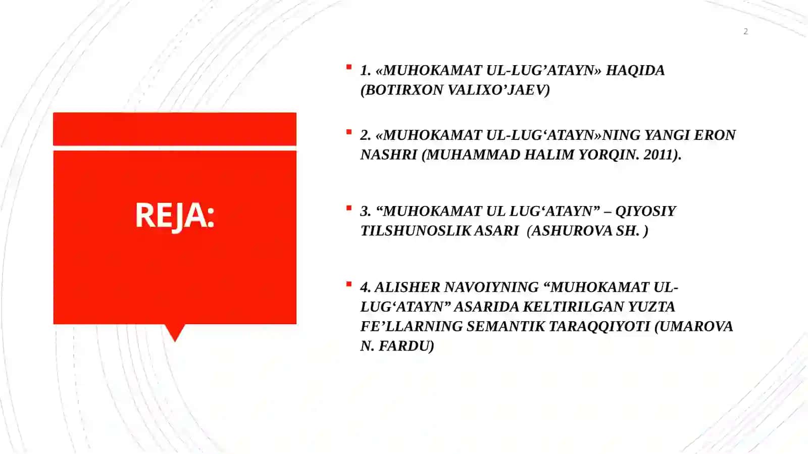 Alisher Navoiy va "Muhokamat ul-lug‘atayn" asari 2