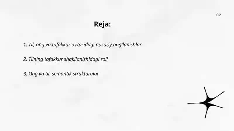 Til, ong va tafakkur umumiyligi 2