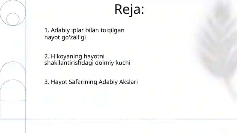 Hayot va adabiyot 2