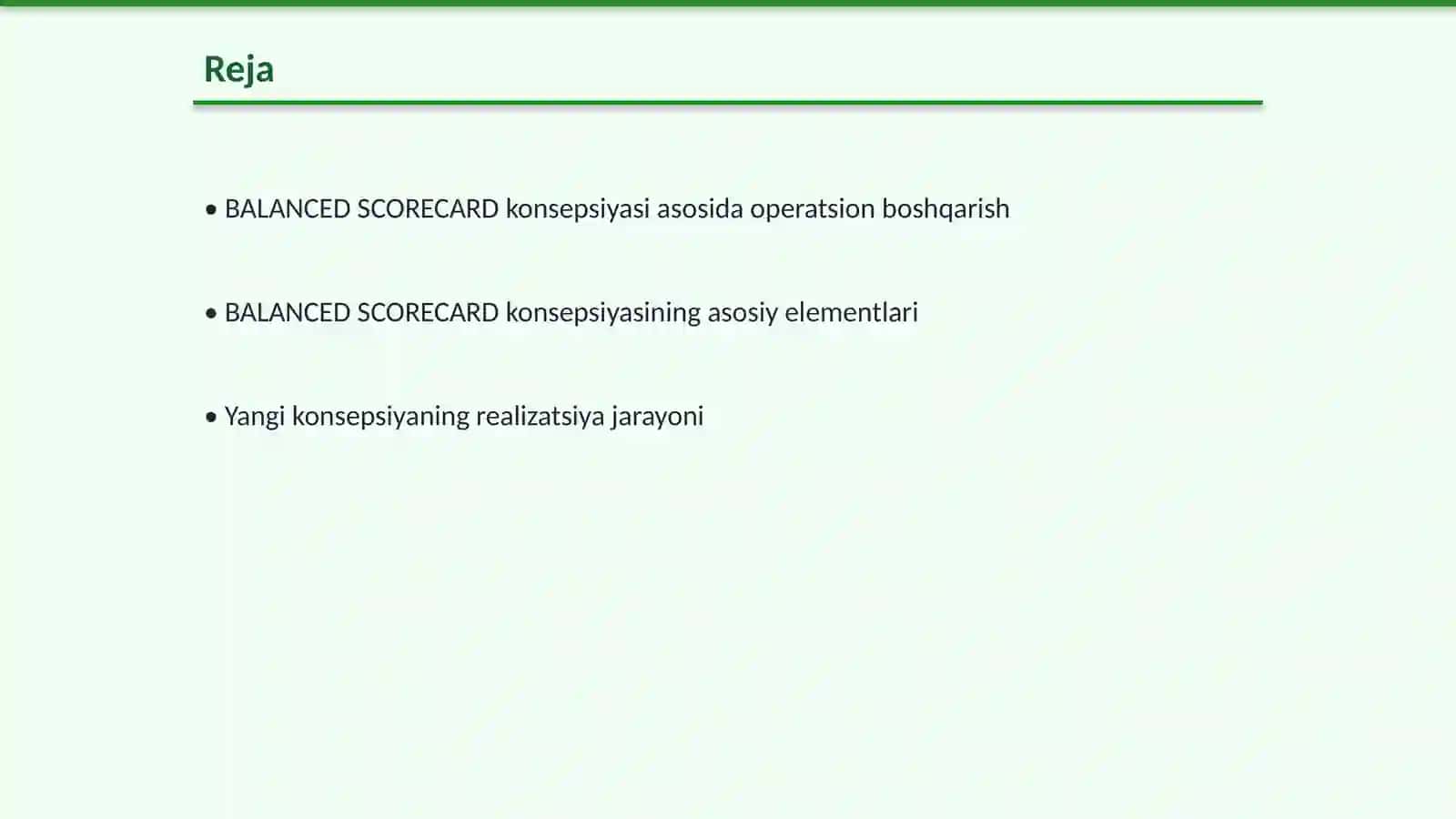 Samaradorlikning tayanch ko‘rsatkichlari (stk) asosida operatsion strategiyani amalga oshirish 2