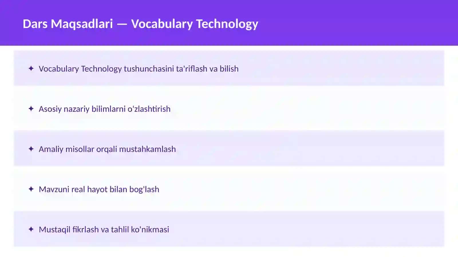 Vocabulary Education 2