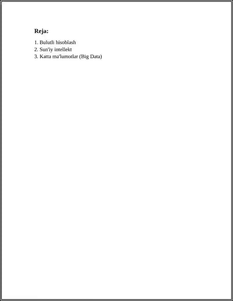 Bulutli hisoblash (Cloud Computing) 2