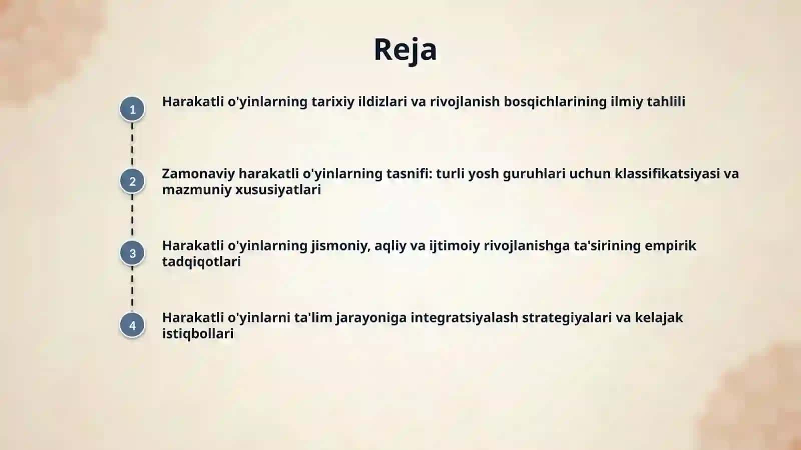 Harakatli o'yinlarning turlari va mazmuni 2