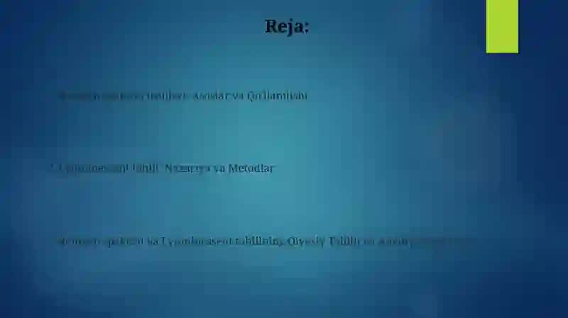 Rentgenospektral usullar. Lyuminescent taxlil 2