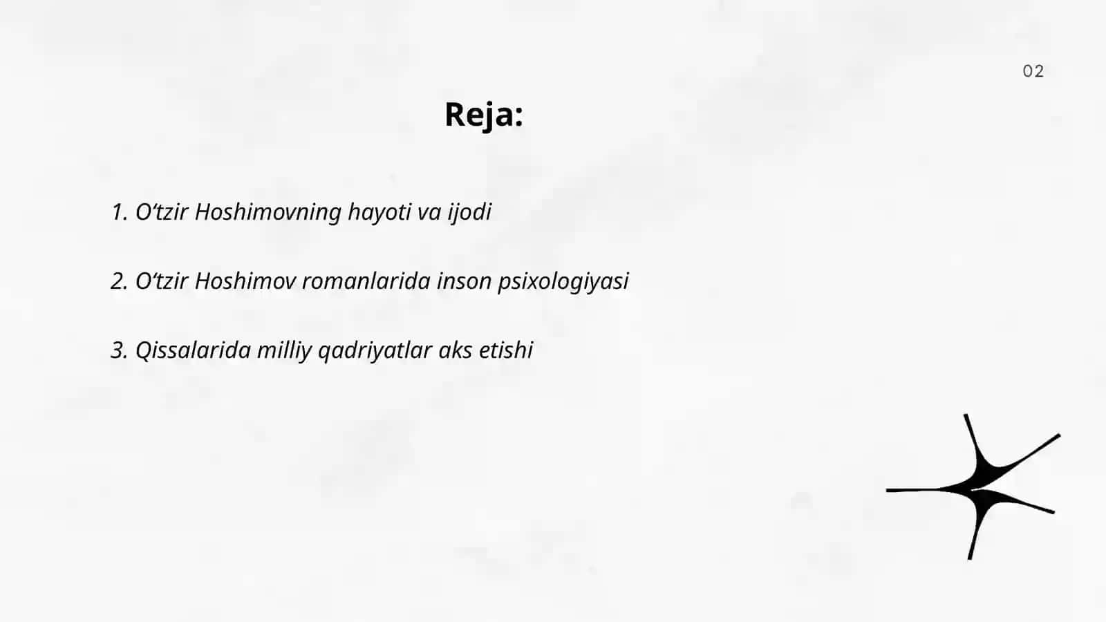 O‘tzir Hoshimovning hayoti va ijodi 2