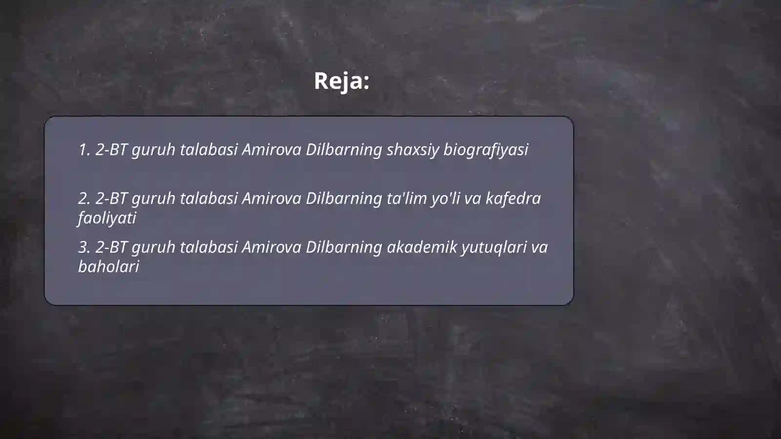 2-BT guruh talabasi Amirova Dilbar 2