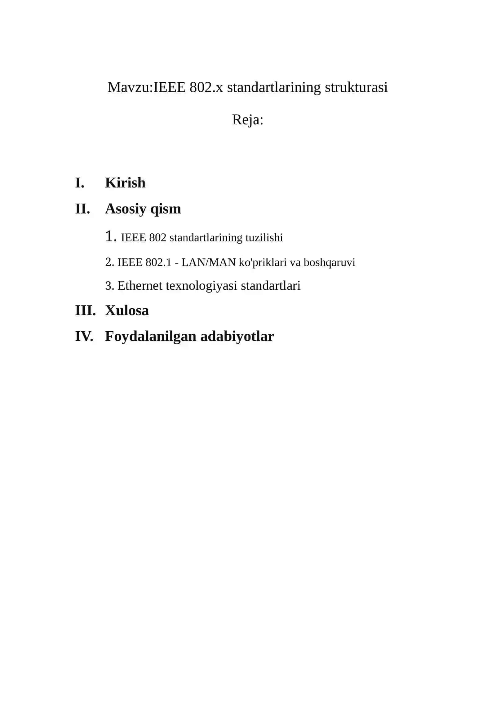 IEEE 802.x standartlarining strukturasi 2