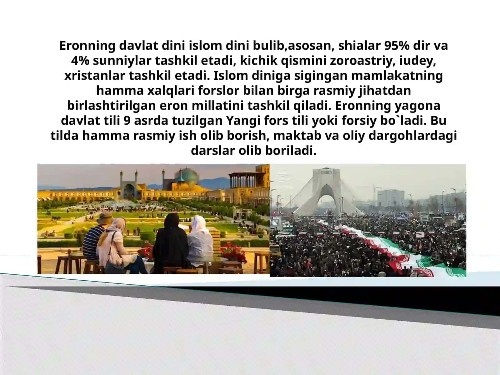 Eron Islom Respublikasining iqtisodiyoti 2