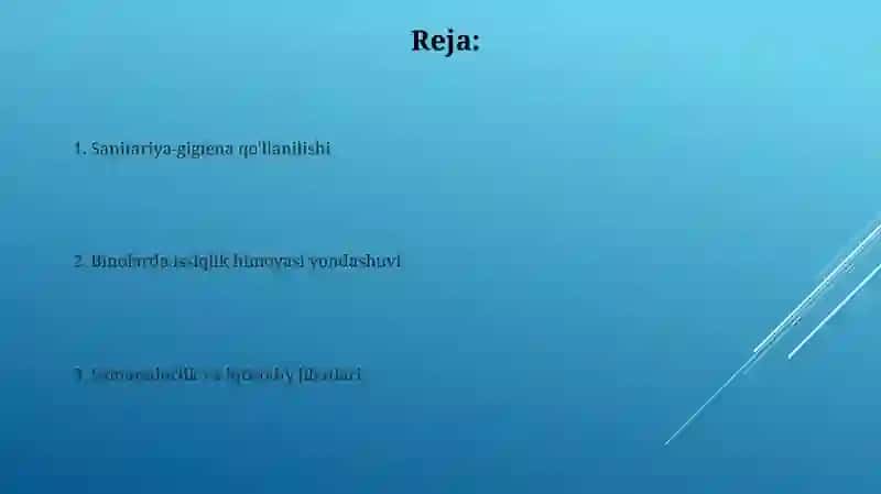 Issiqlik izolyatsion materiallarning sanitariya-gigiena talablari 2