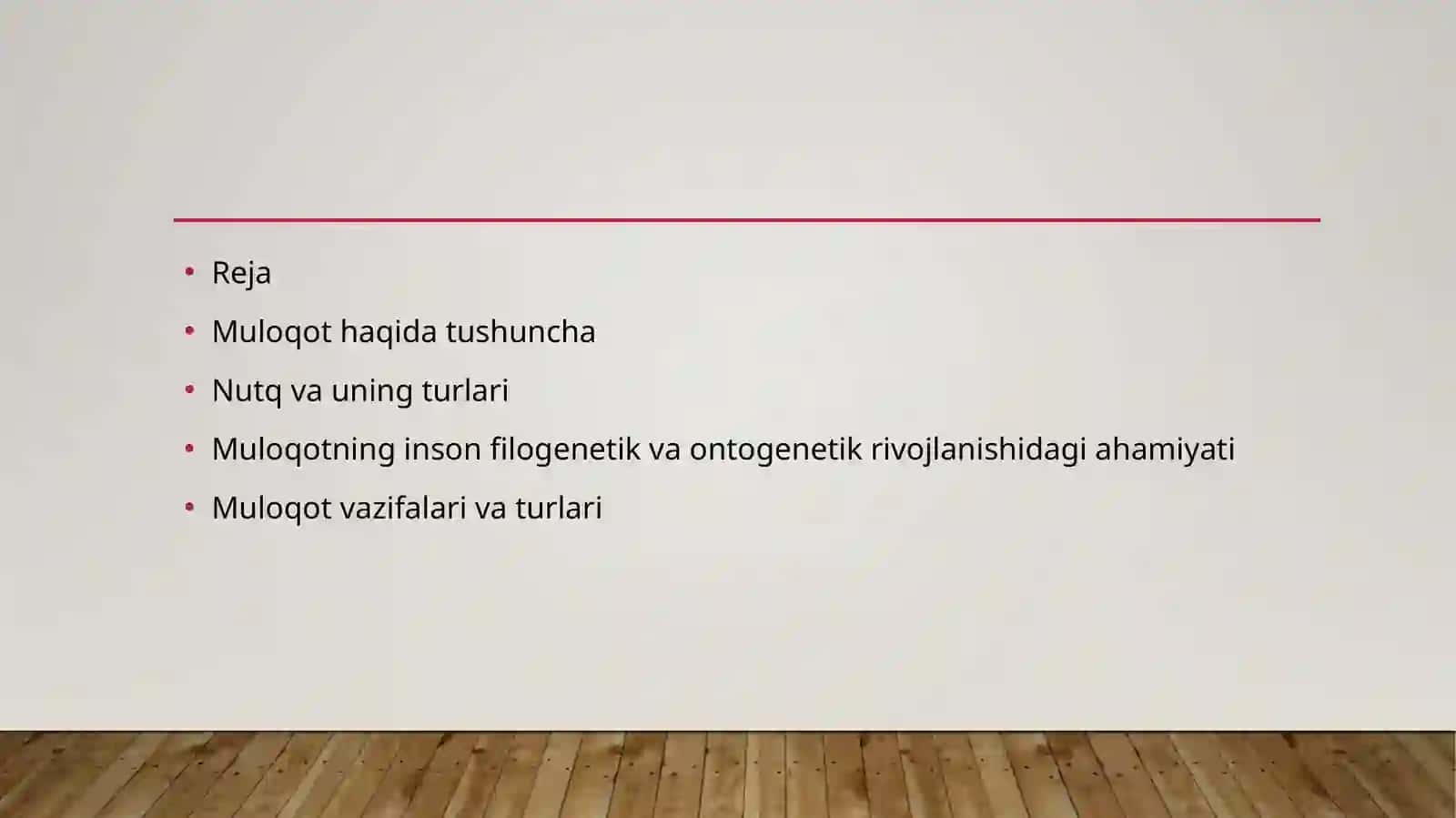 Muloqot tushunchalari 2