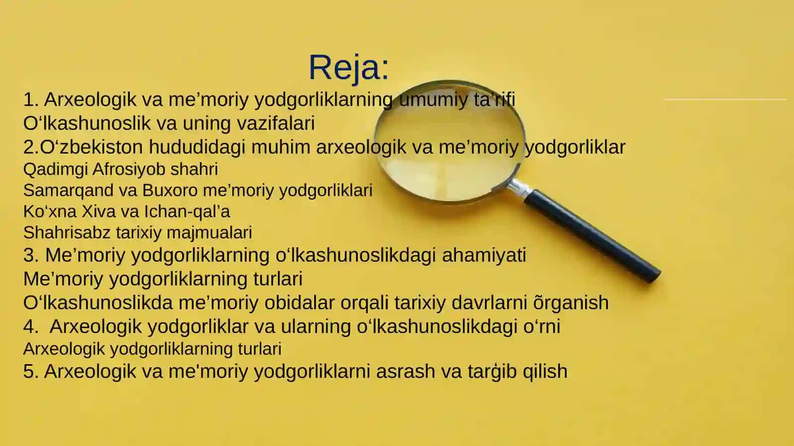 Arxeologik va me’moriy yodgorliklarning o‘lkashunoslikda tutgan o‘rni 2
