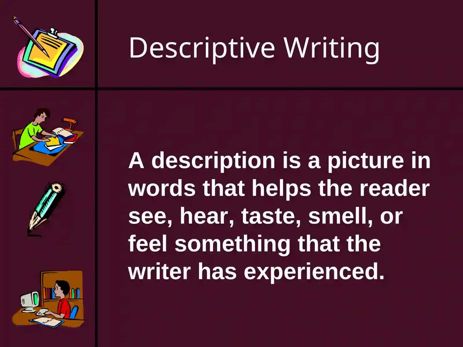 Descriptive Writing 2