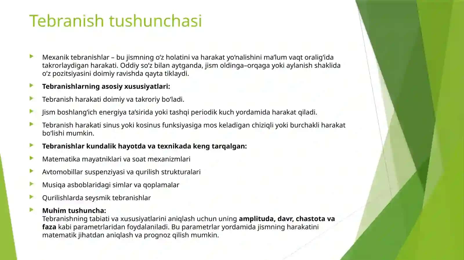 Mexanik tebranishlar 2