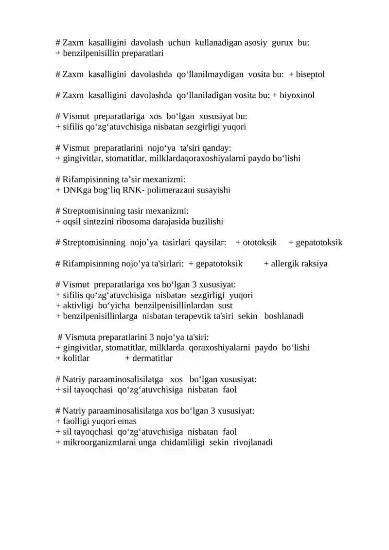 Silga qarshi vositalar 2