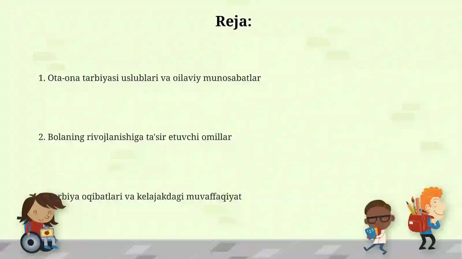 Oila tarbiyasi 2