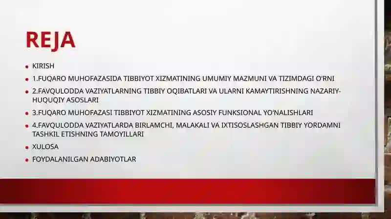 Fuqaromuhofazasi tibbiyot xizmati 2