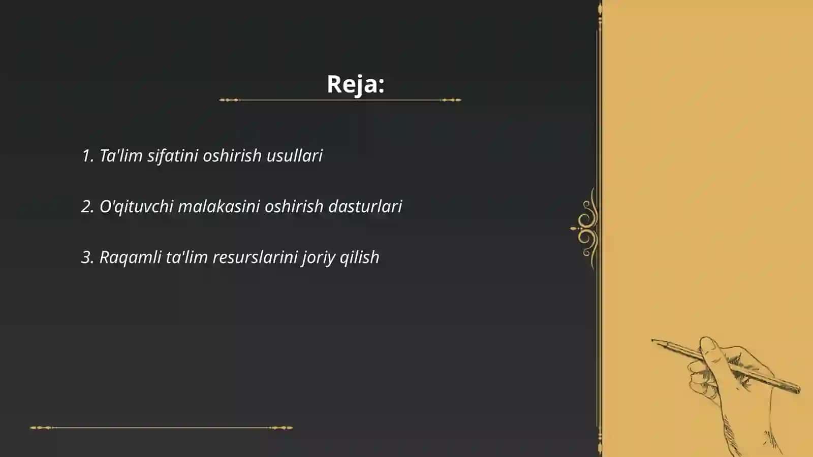 Ta'lim sifatini oshirish usullari 2