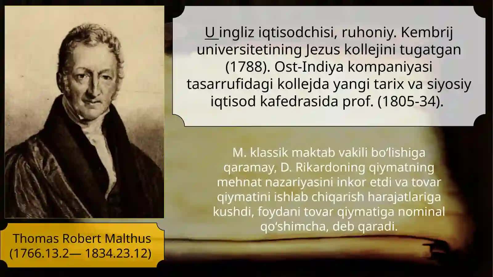 Thomas Robert Malthus 2