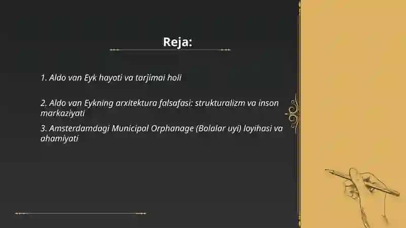 Aldo van Eyk hayoti va tarjimai holi 2