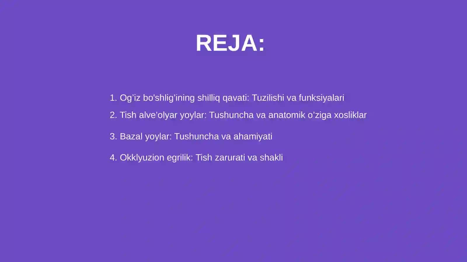 Og’iz bushlig’ining shilliq qavati 2