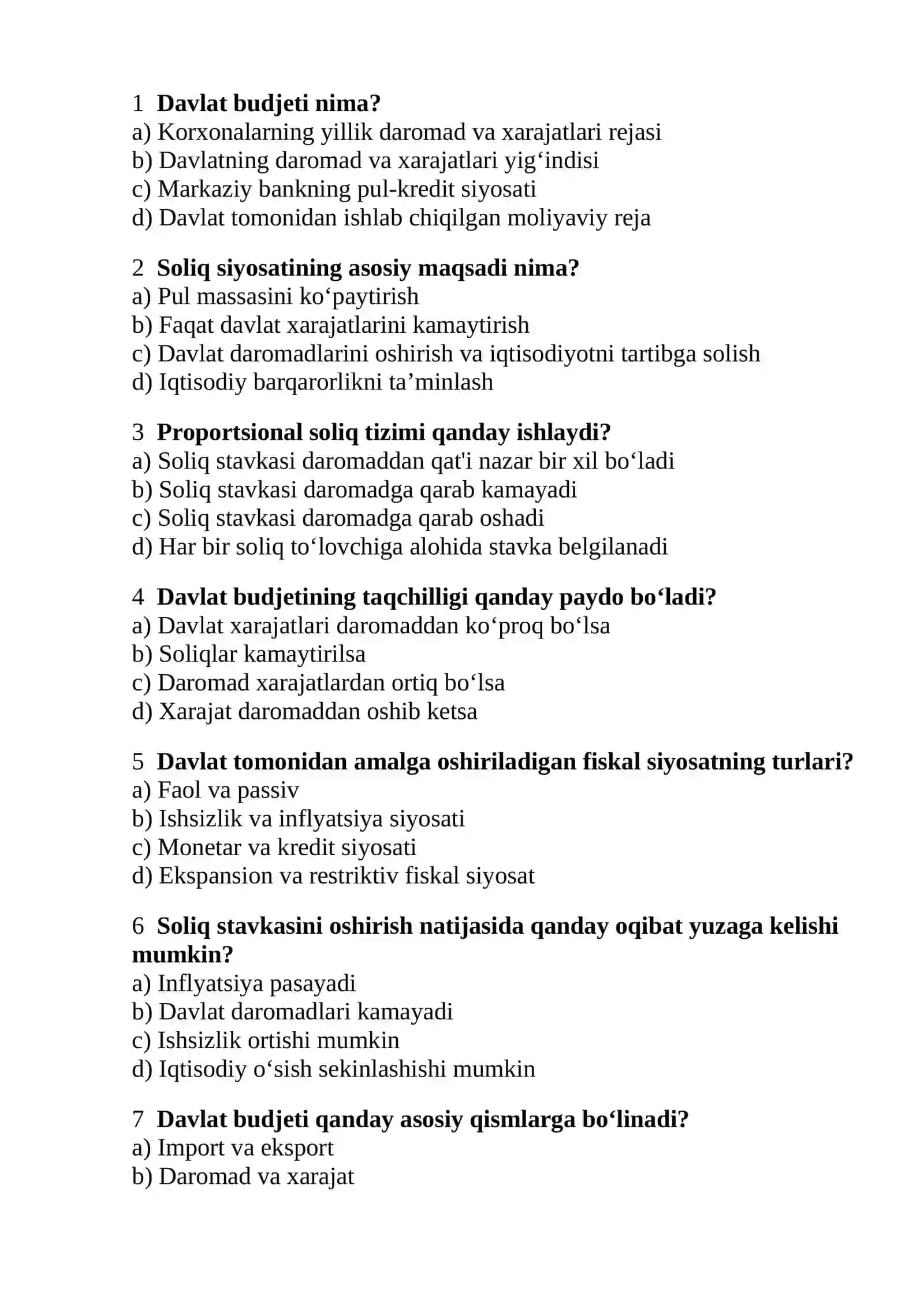 Soliq Siyosati 2