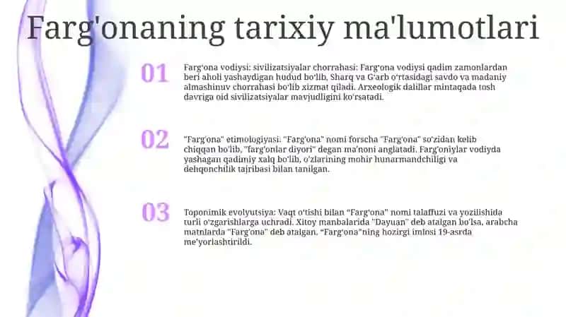 FargʻOna Toponimikasi 2