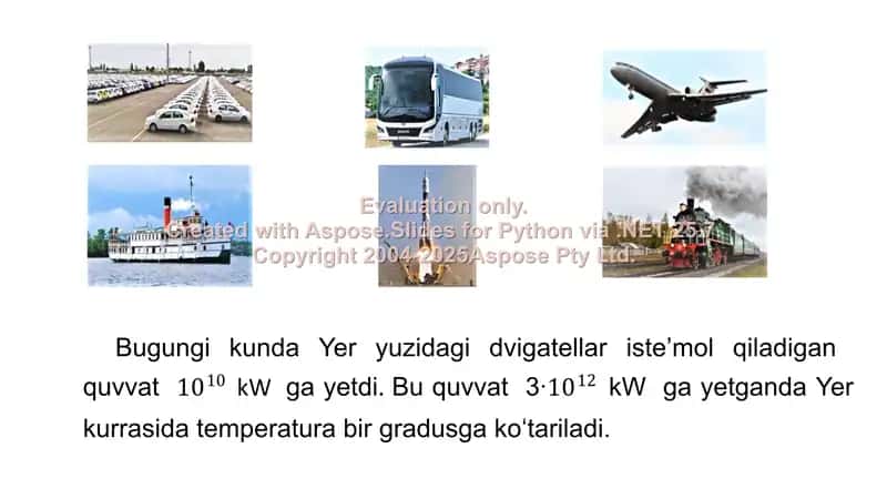 Issiqlik mashinalari va tabiatni muhofaza qilish 2
