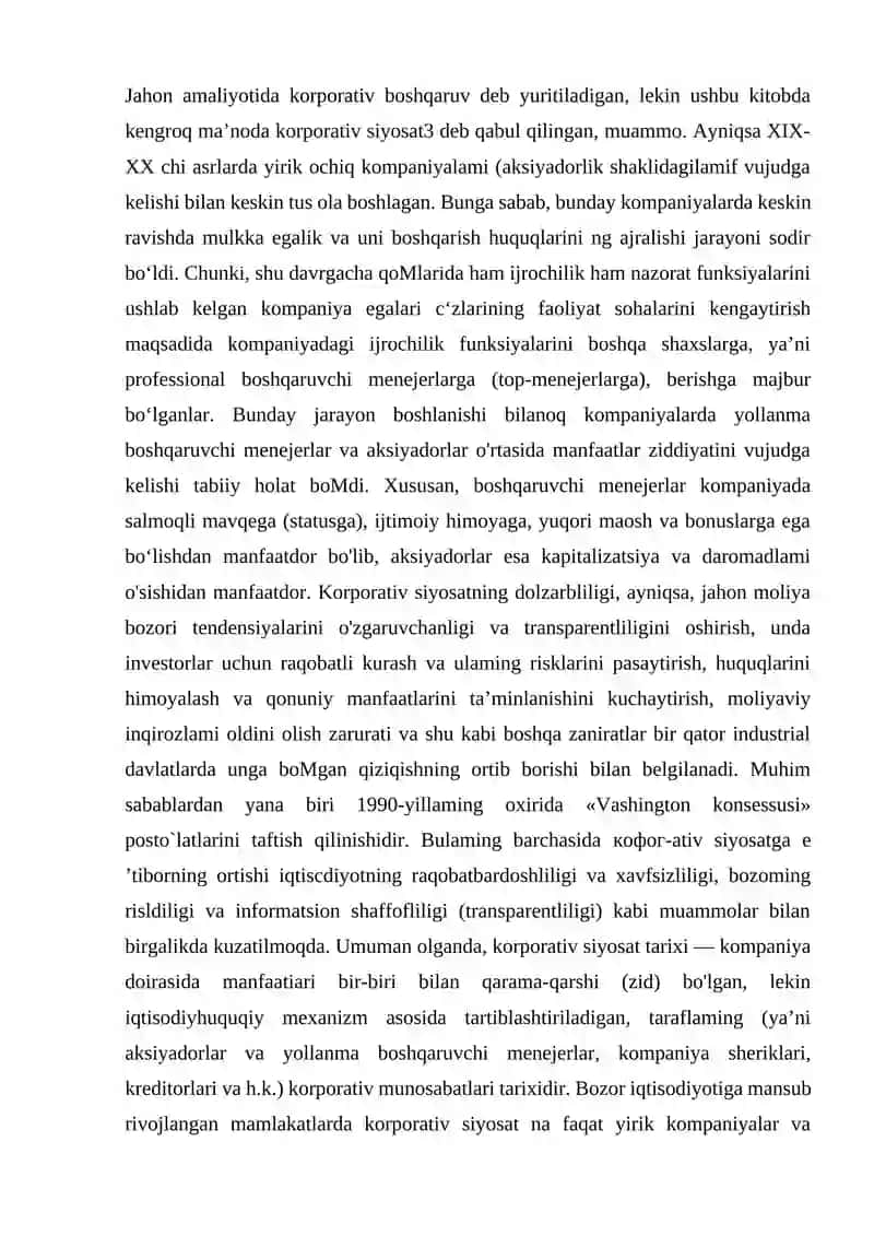 Korporativ boshqaruv 2