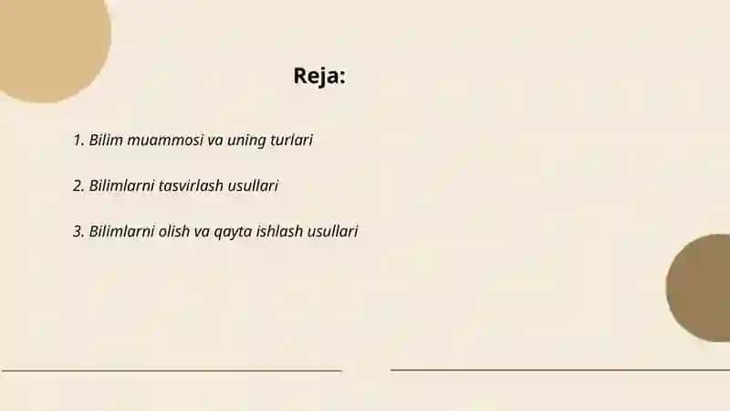Bilim muammosi va uning turlari 2