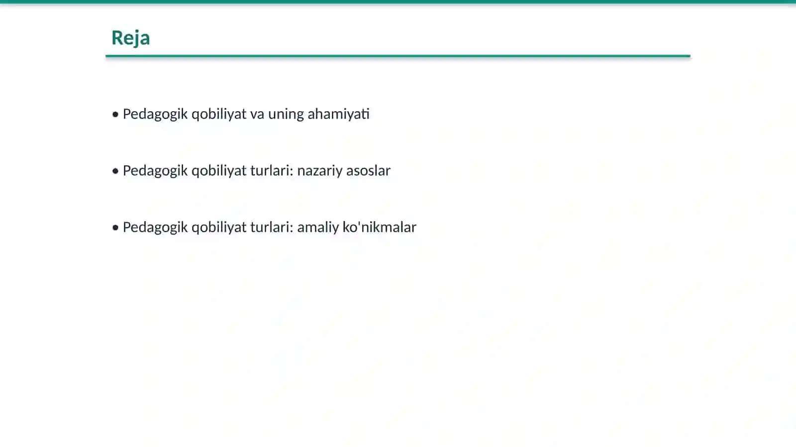 Pedagogik qobiliyatning turlari va ularning tavsifi 2
