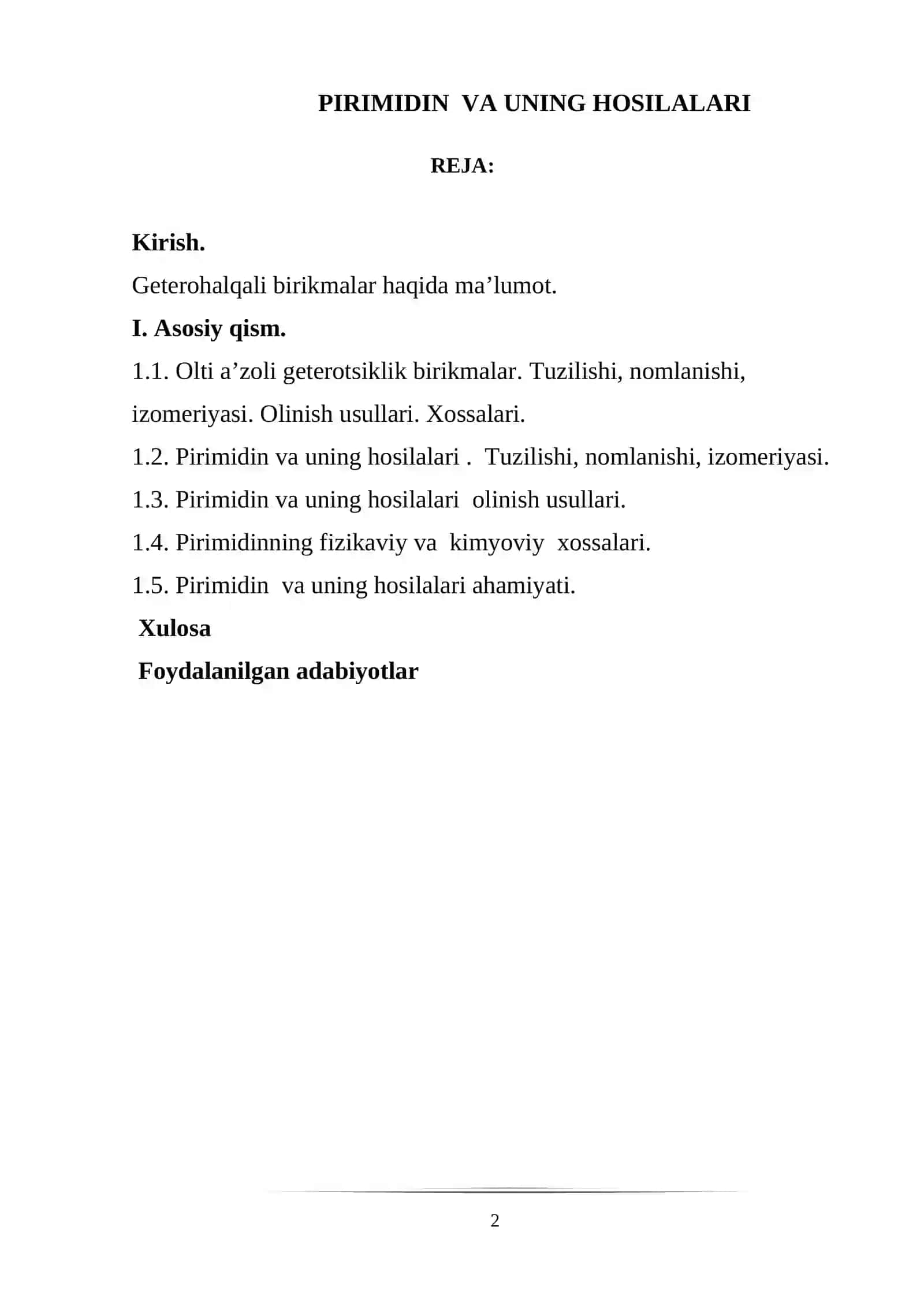 PIRIMIDIN VA UNING HOSILALARI 2