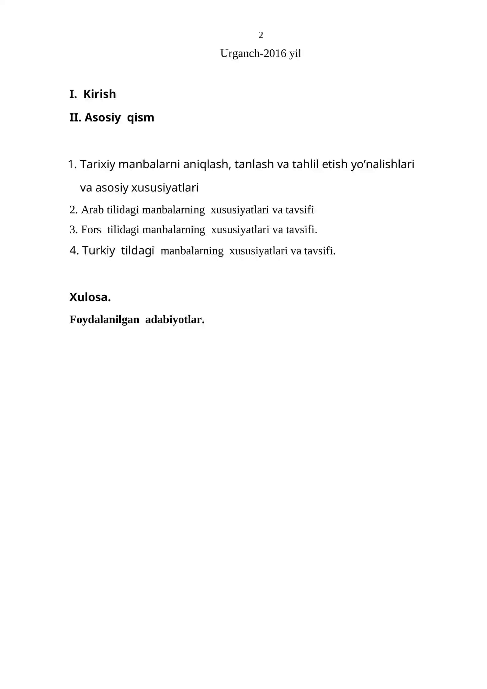"Manbashunoslik" 2