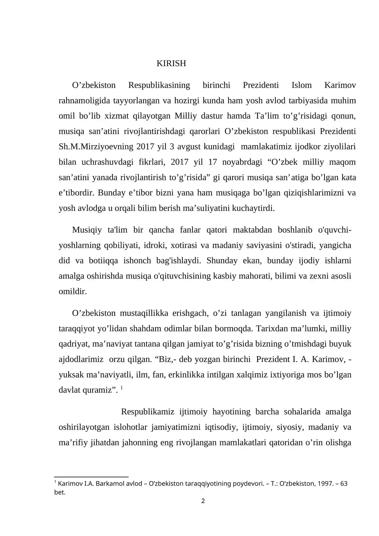 O’ZBEK XALQINING SHAKLLANISHI DAVRIDA MUSIQIY MADANIYATI 2