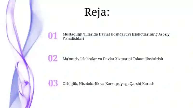 Davlat Xizmati Islohotlari 2