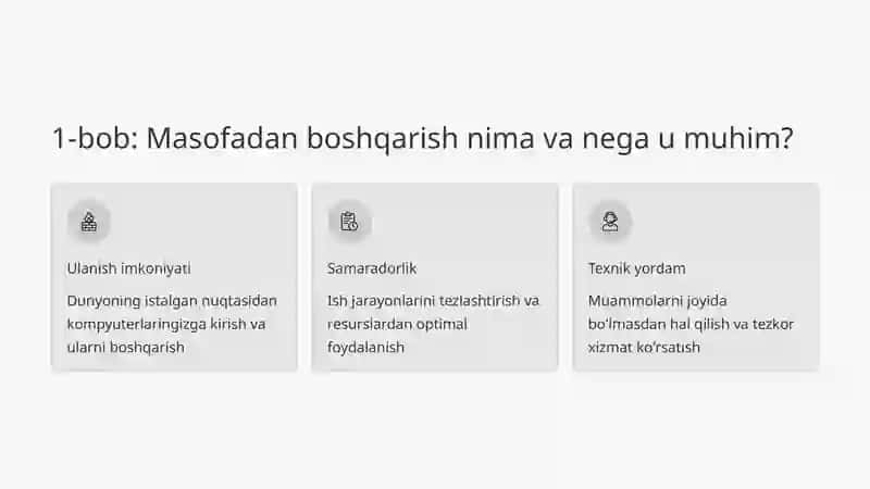 Kompyuterni Masofadan Boshqarish Texnologiyalari: Kelajakning Boshqaruvi 2
