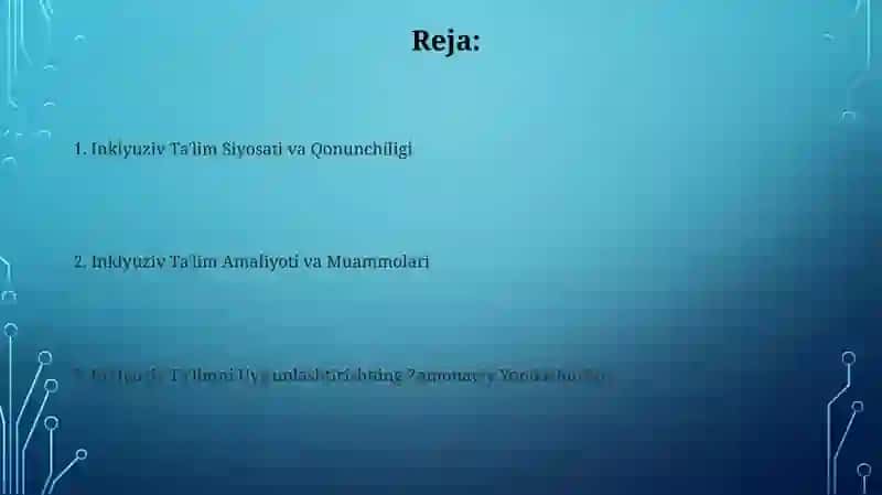 Inklyuziv Ta'lim Uyg'unlashuvi 2