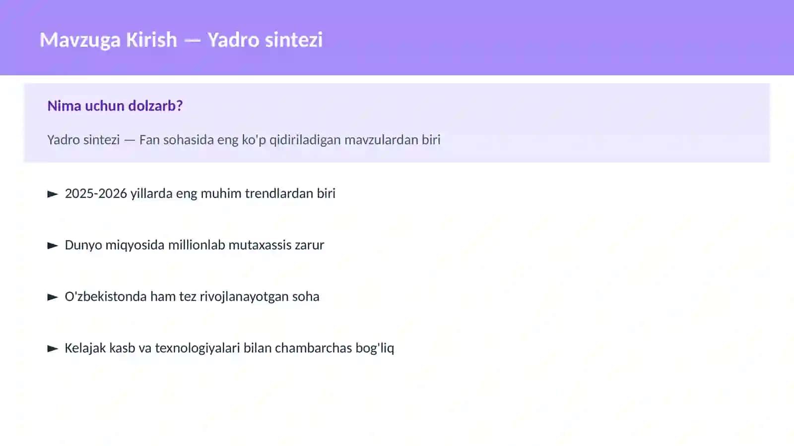 FAN | FIZIKA ZAMONAVIY 2