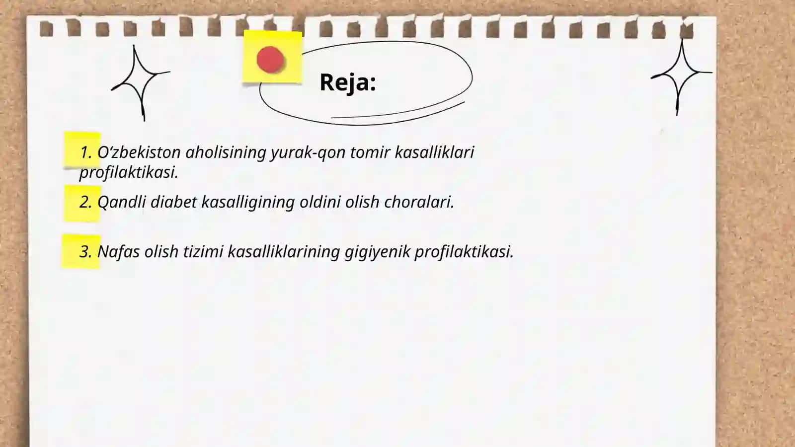Gigiyenik jihatlari 2