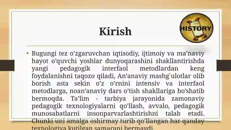 Zamonaviy pedagogik texnologiyalar 2