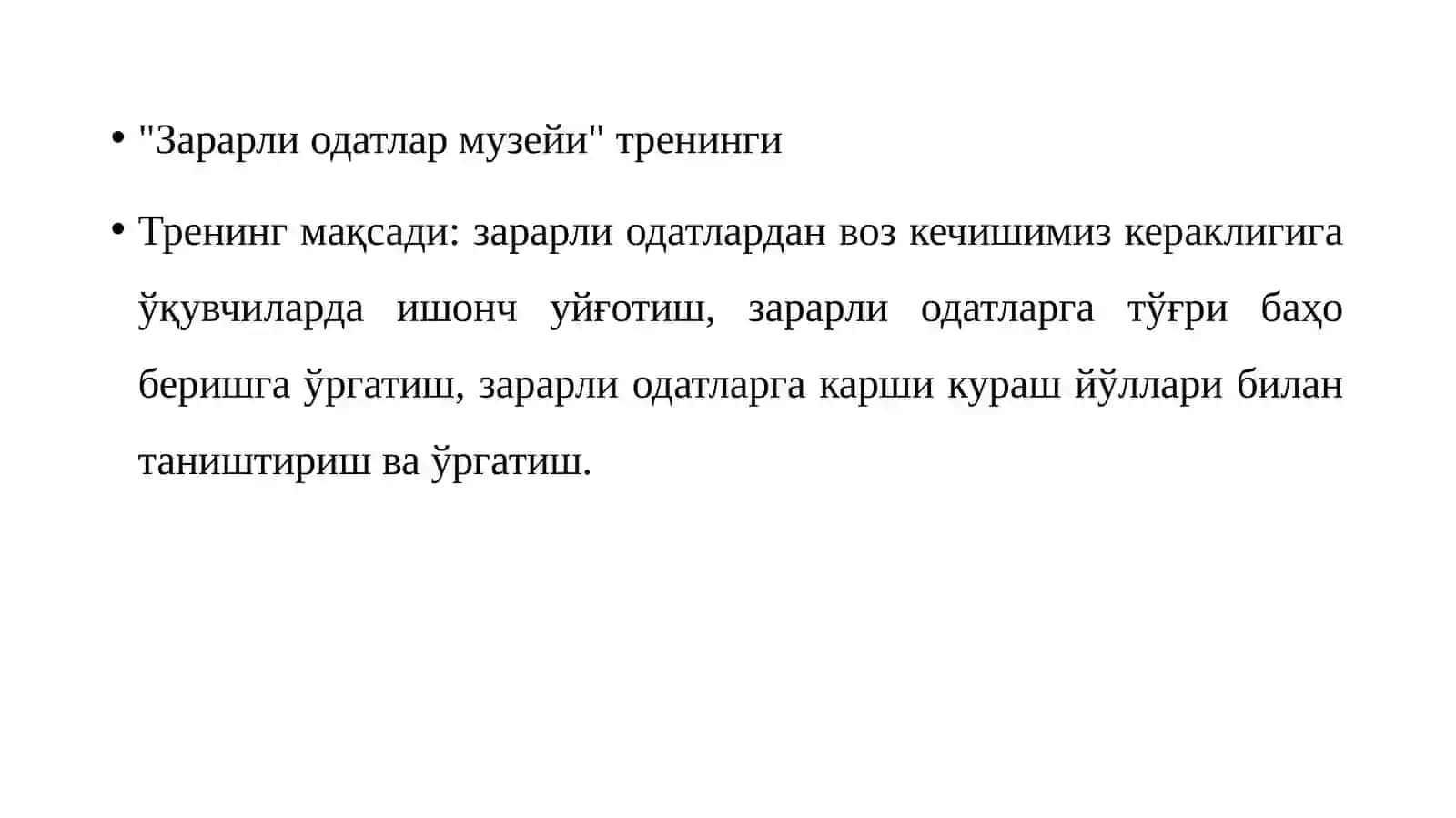Зарарли Одатлар 2