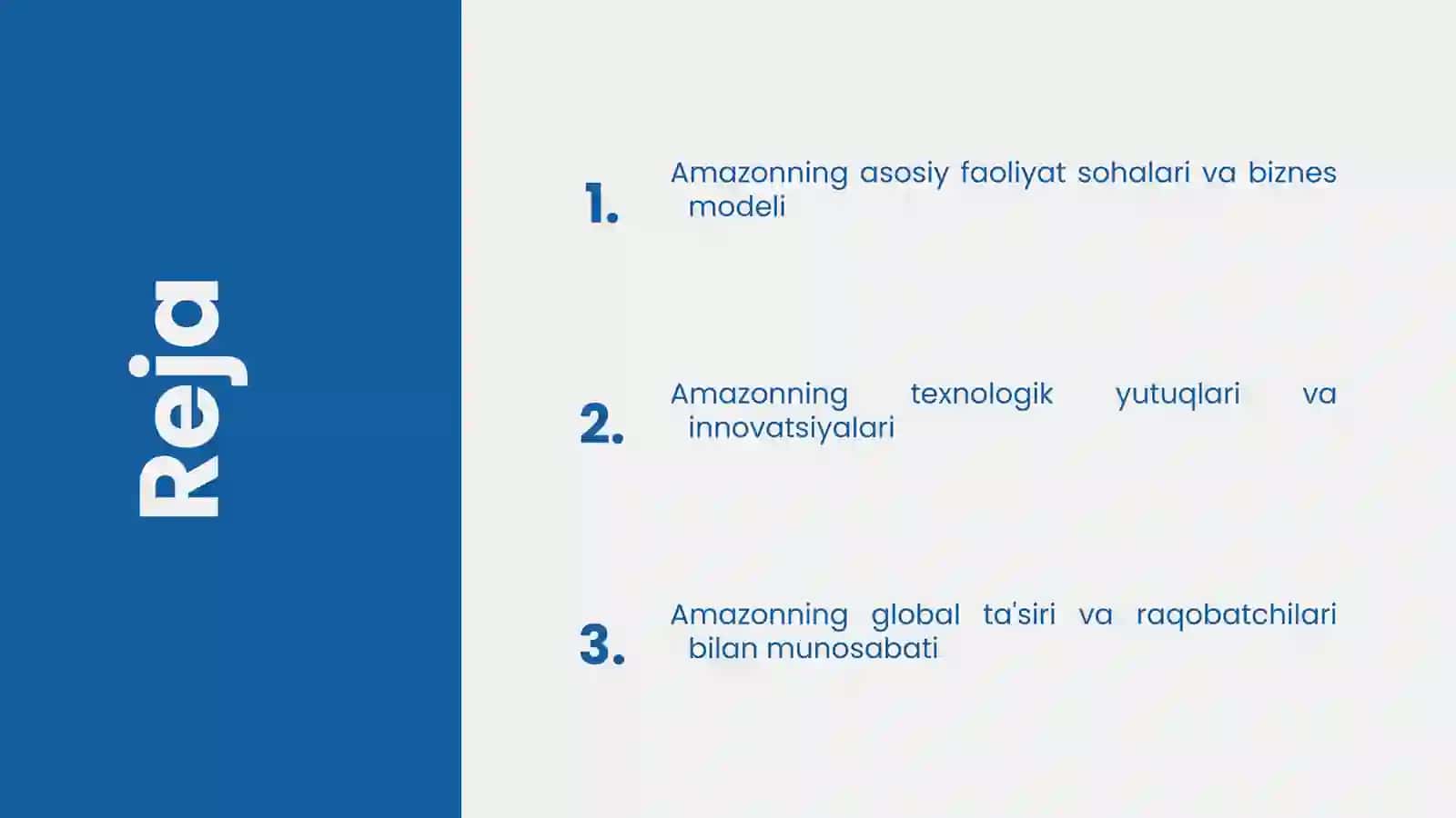 Amazonning Asosiy Faoliyat Sohalari 2