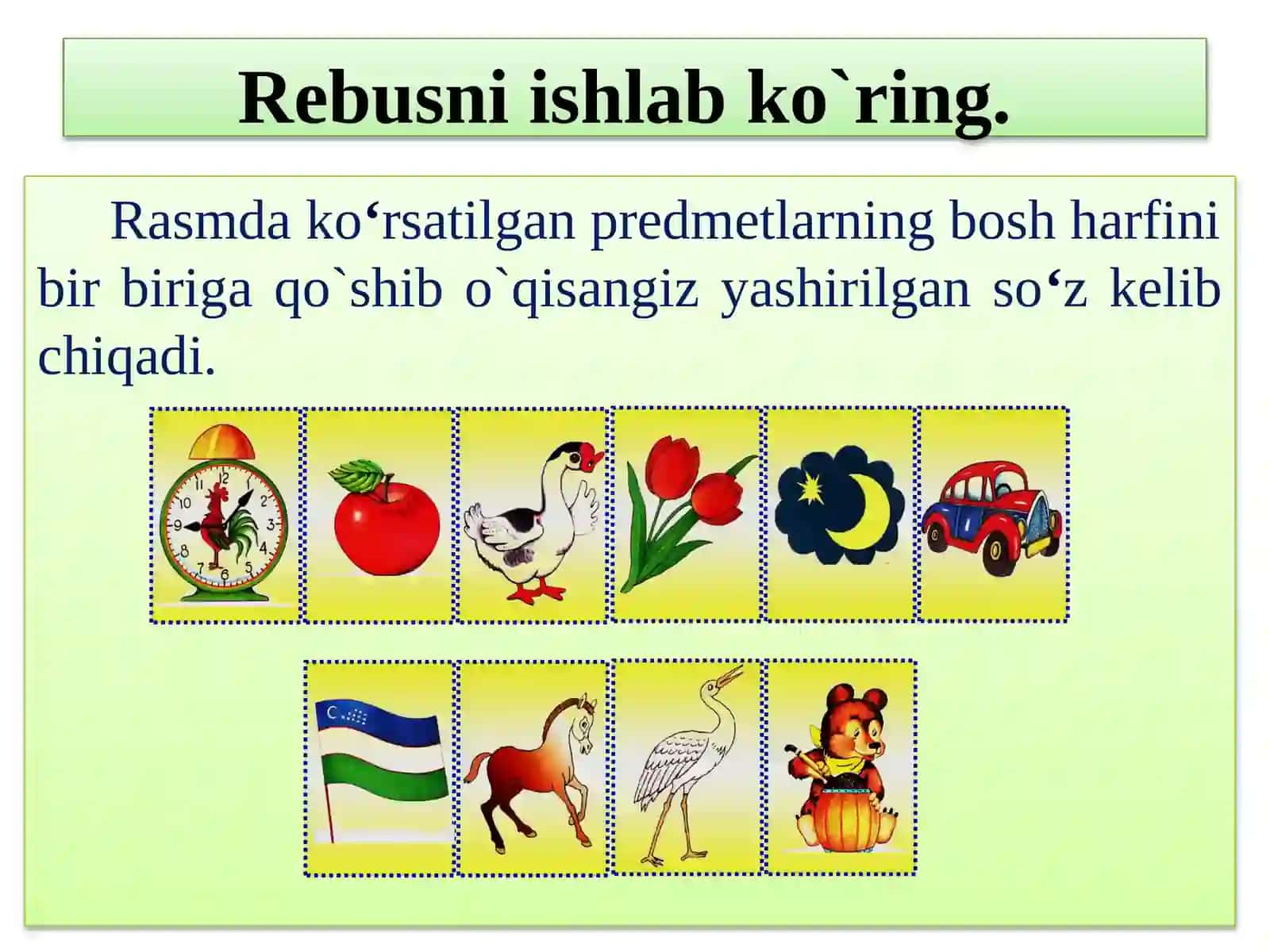 Mavzu rejasi 2