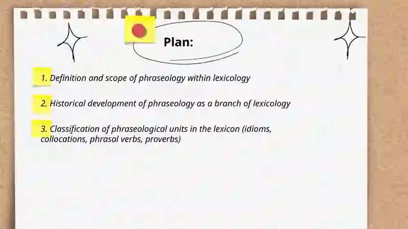 Phraseology as a branch of Lexicology 2